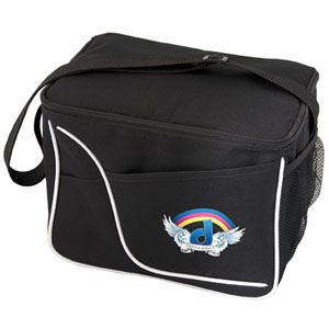 CB5032
	-AMBER COOLER BAG
	-Black with White Accents